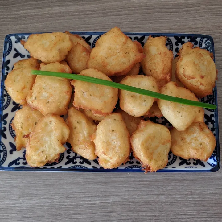 Buñuelos de bacalao receta de Joan Roca