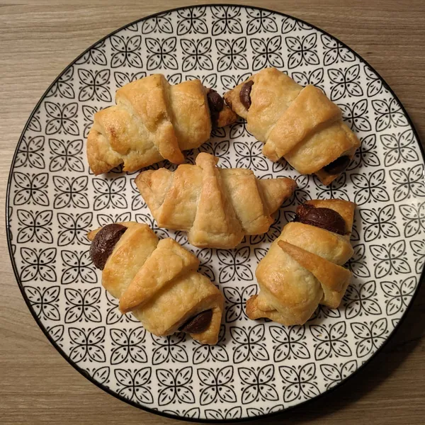 Croissants de nutella exprés