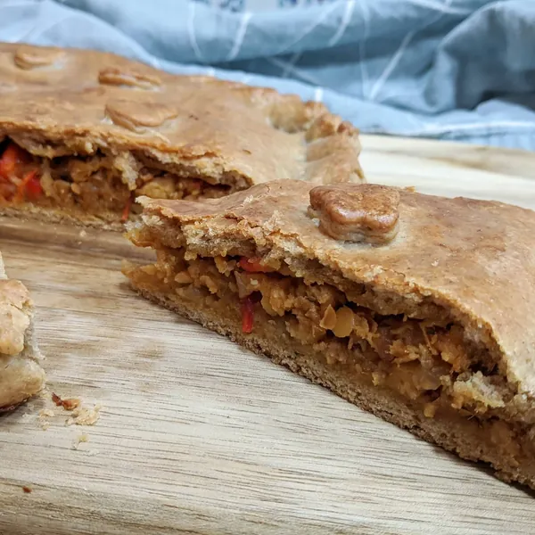 Empanada gallega vegana integral