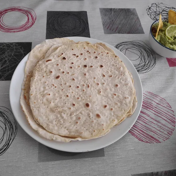 Fajitas veganas de Heura con tortillas caseras