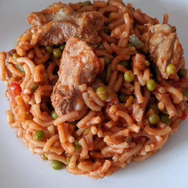 Fideus a la cassola/ Fideos a la cazuela