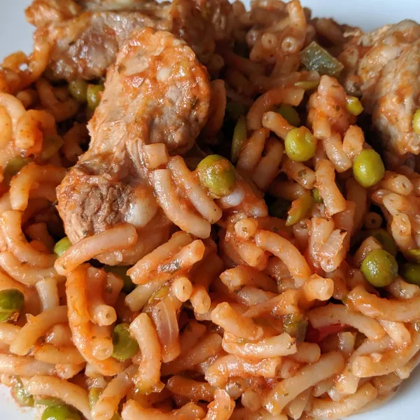 Fideus a la cassola/ Fideos a la cazuela