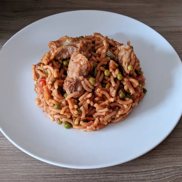 Fideus a la cassola/ Fideos a la cazuela