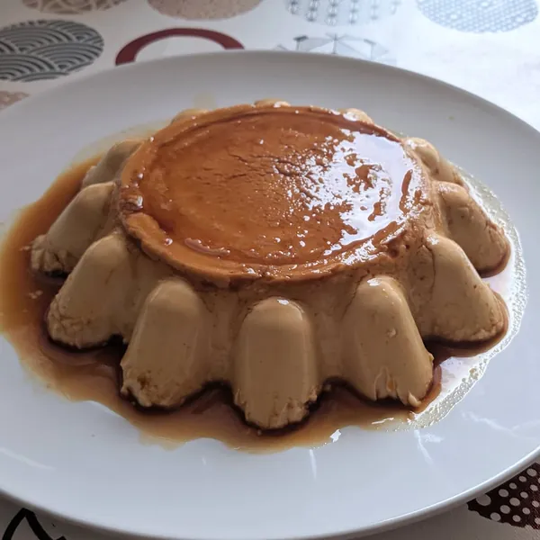 Flan de café cremoso
