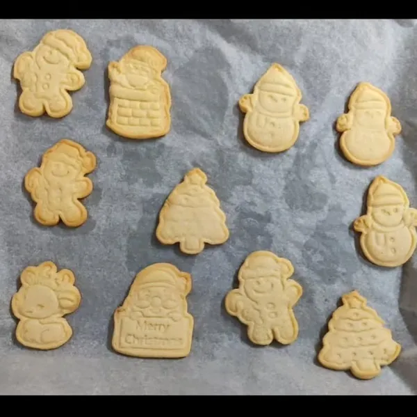 Galletas de mantequilla navideñas