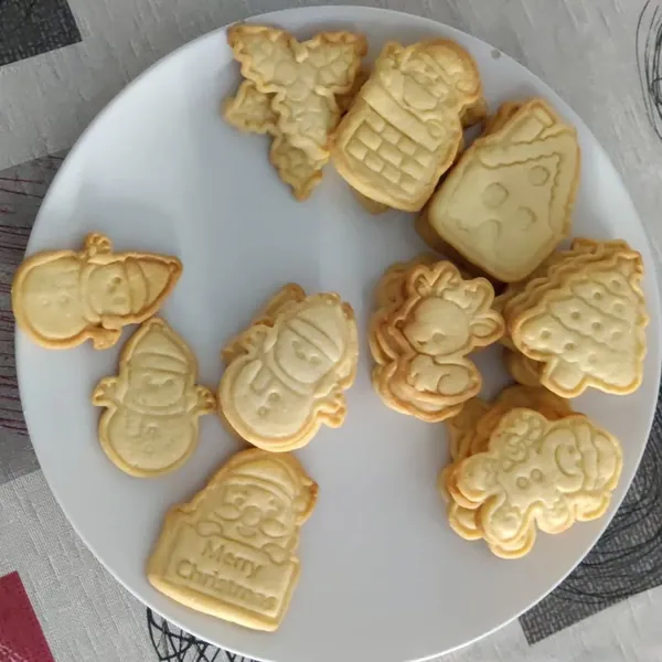 Galletas de mantequilla navideñas