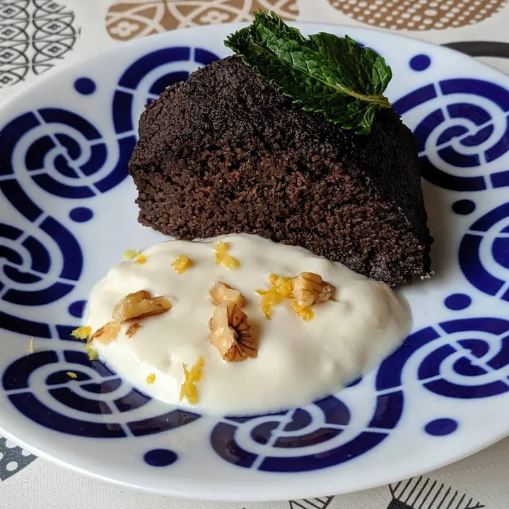 Halvah griego de chocolate