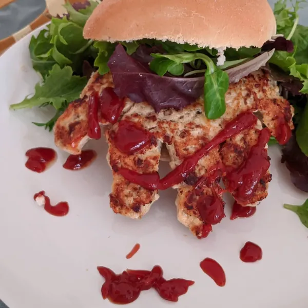 Hamburguesa saludable de "Viernes 13"