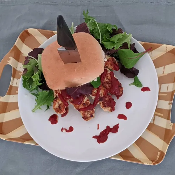 Hamburguesa saludable de "Viernes 13"