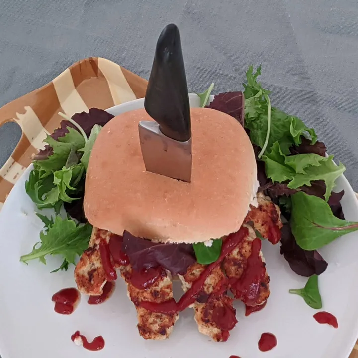 Hamburguesa saludable de "Viernes 13"