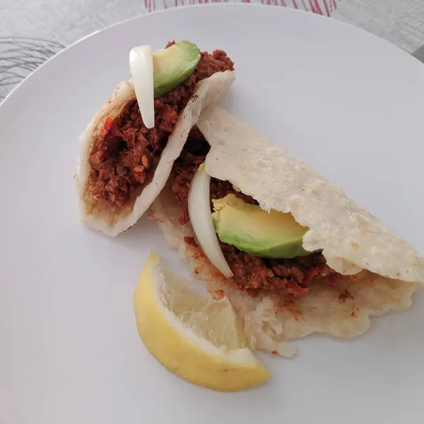 Raw Vegan walnut taco (no-)meat