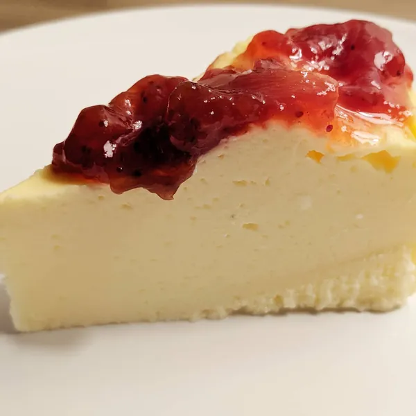 Tarta de queso saludable al microondas