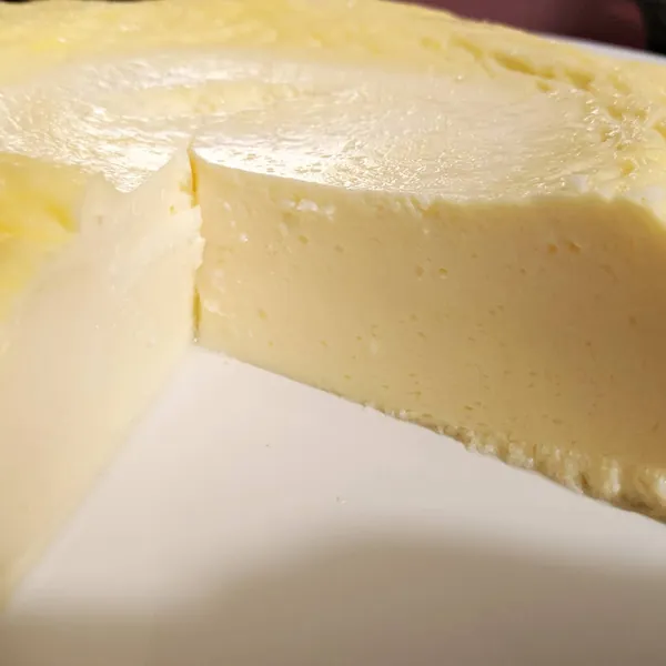 Tarta de queso saludable al microondas