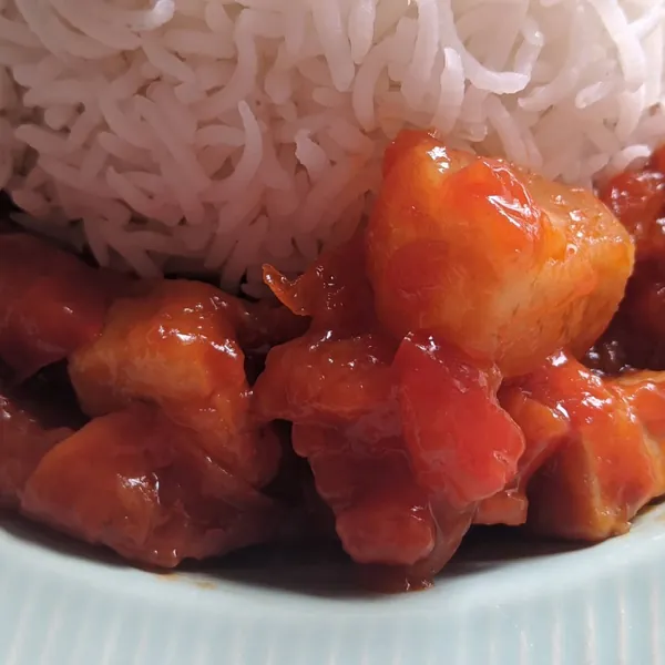 Tofu agridulce