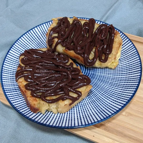 Hokkaido milk bread torrijas with cinnamon sugar and Nutella mascarpone