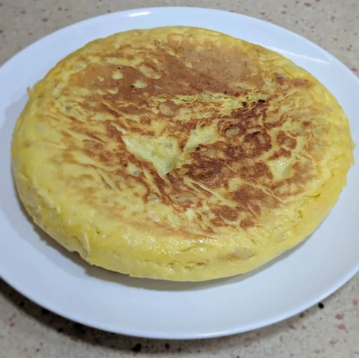 Spanish potato omelette