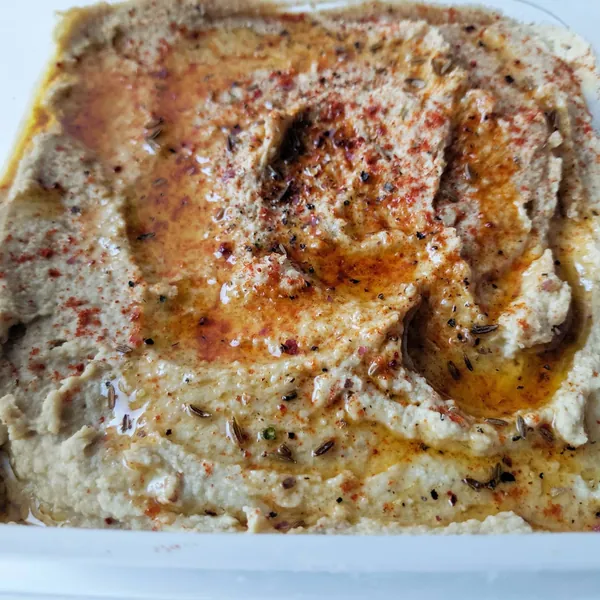 Vegan hummus sushi